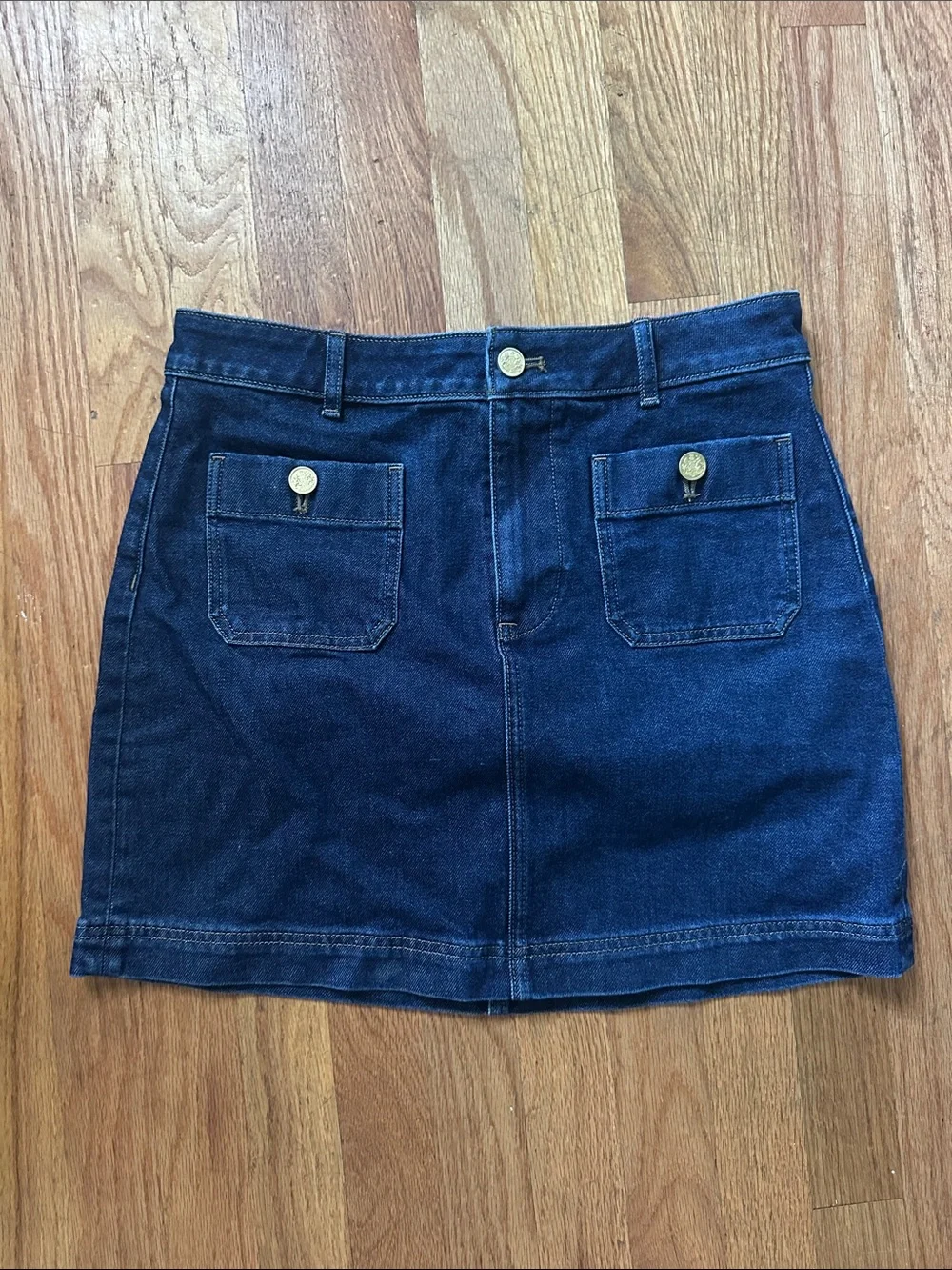 J Crew Denim Mini Skirt